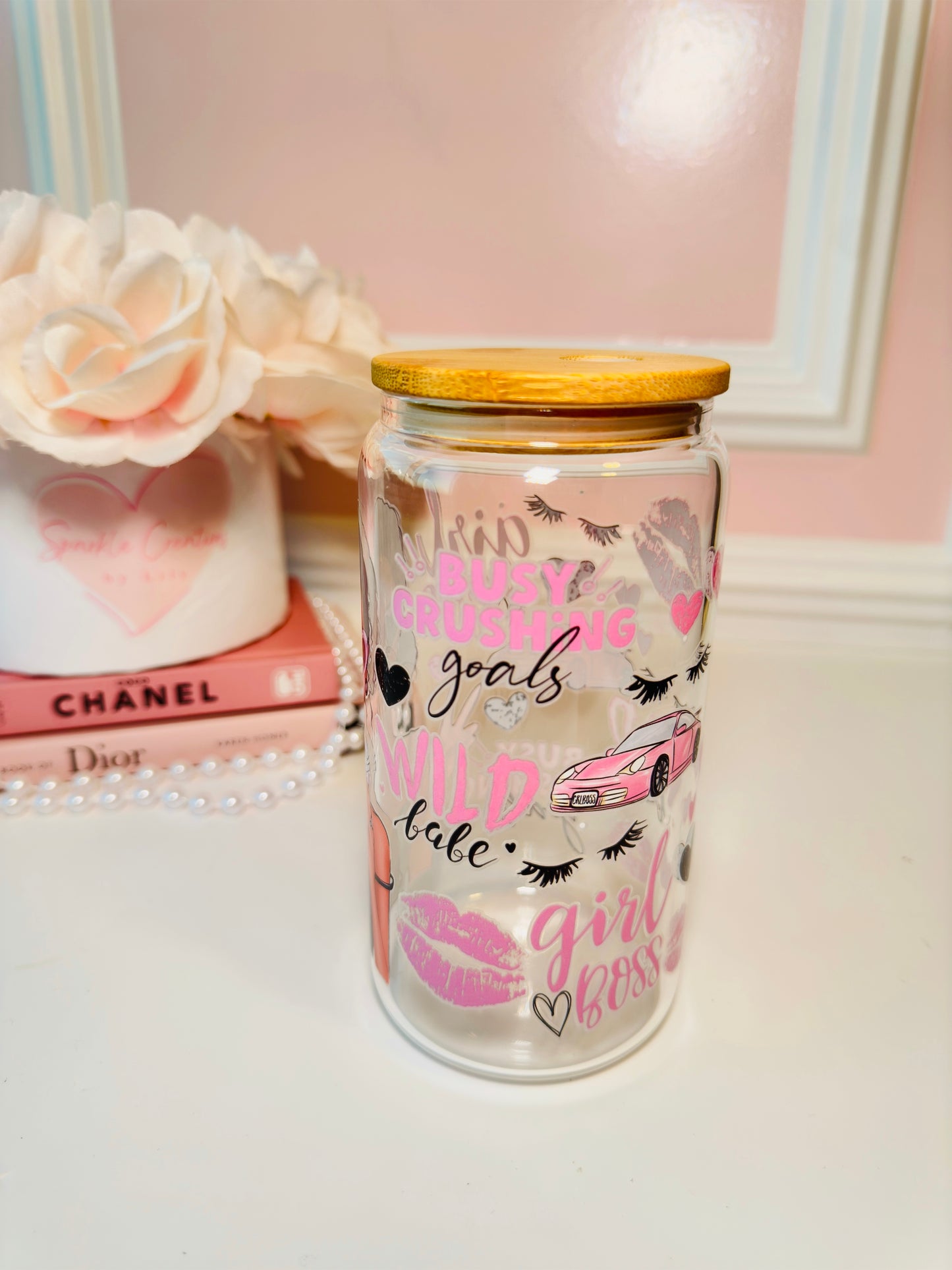 Boss Girl Glass Cup