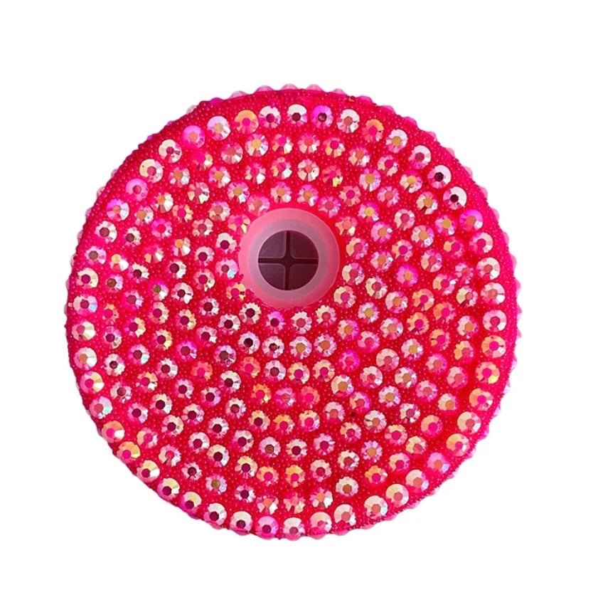 Bling plastic lid