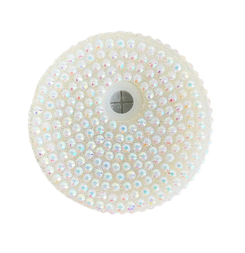 Bling plastic lid