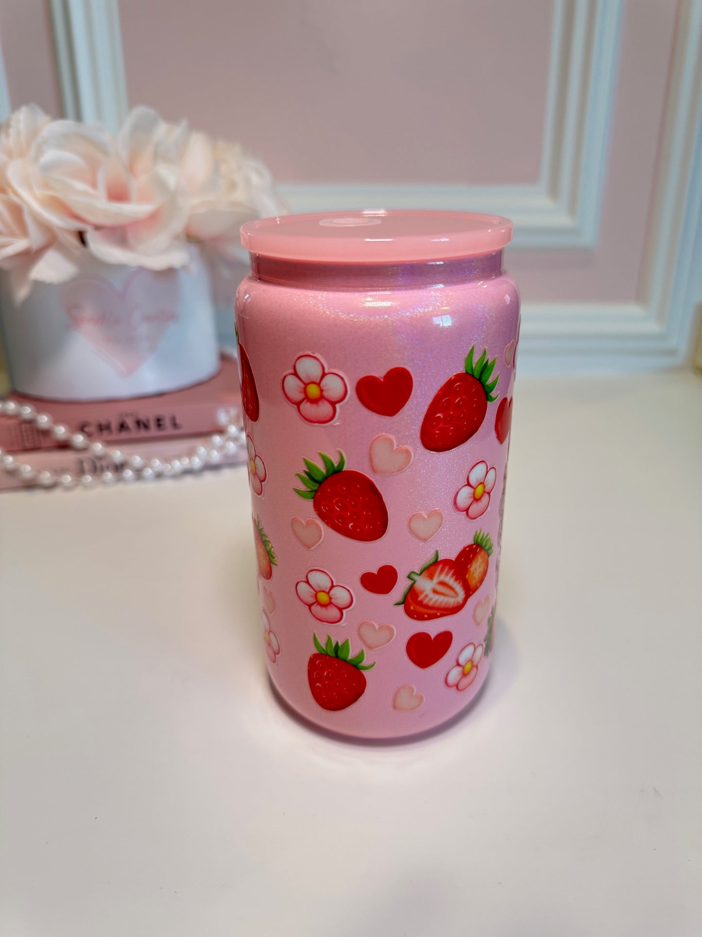 Strawberry Baby Glass Cup