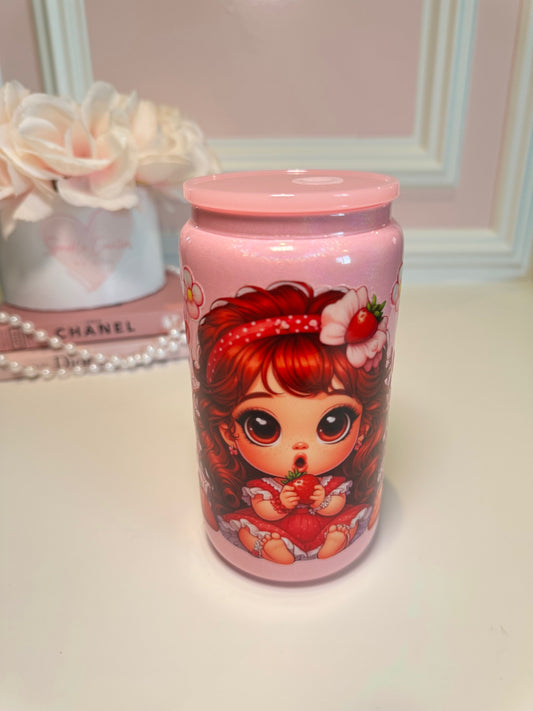 Strawberry Baby Glass Cup