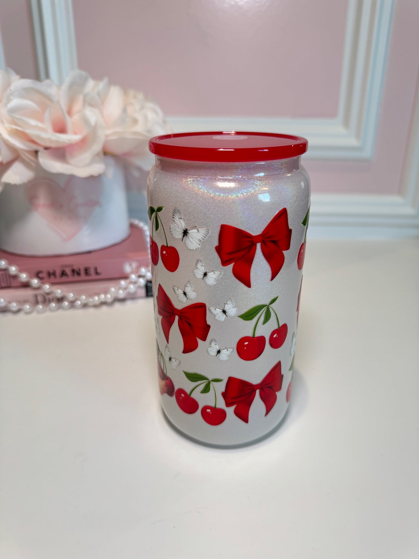 Cherry Baby Glass Cup