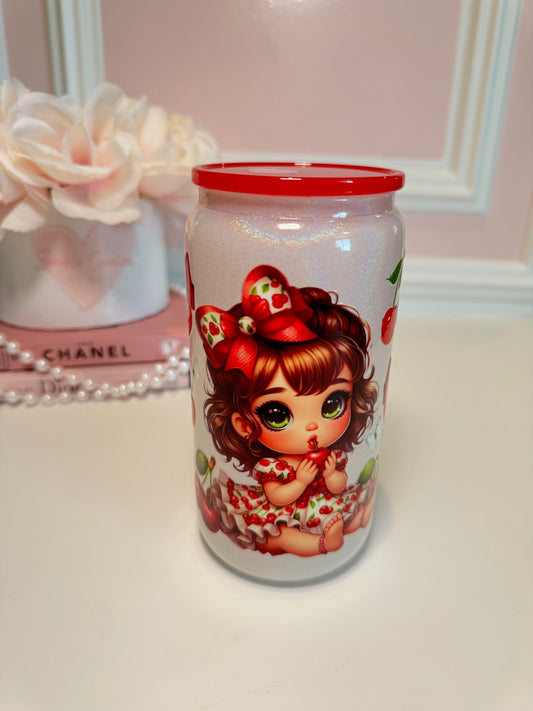 Cherry Baby Glass Cup