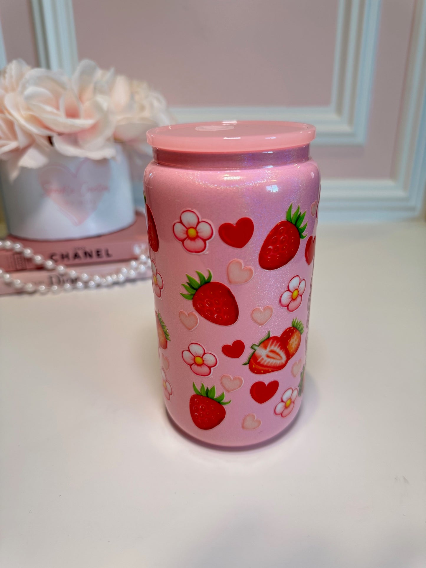 Strawberry Baby Glass Cup