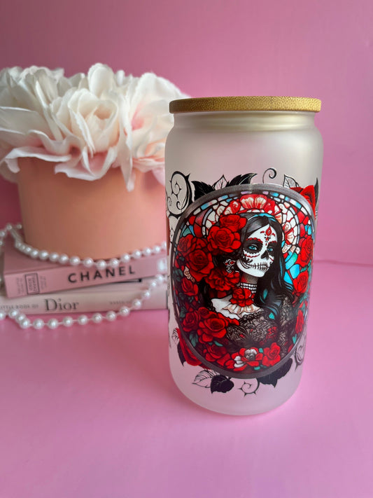 La Hermosa Muerte Glass Cup