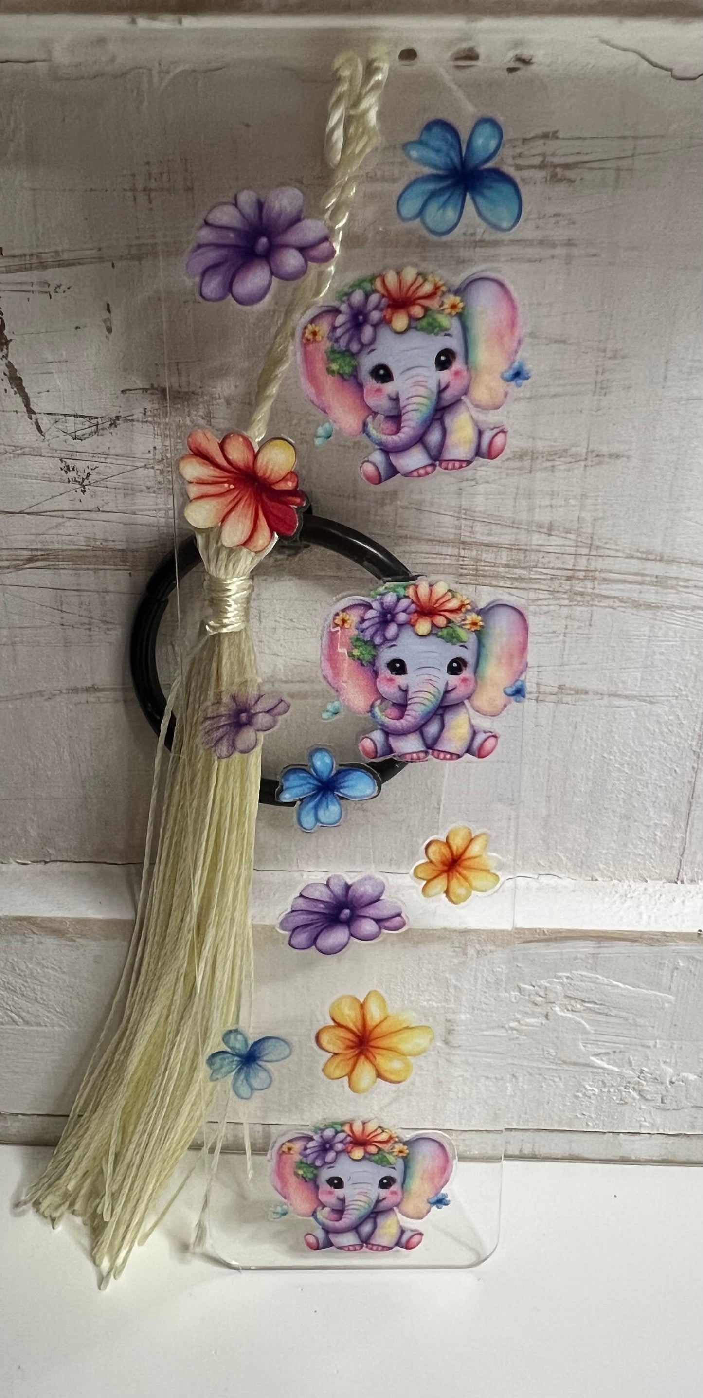 Baby Elephant Bookmark