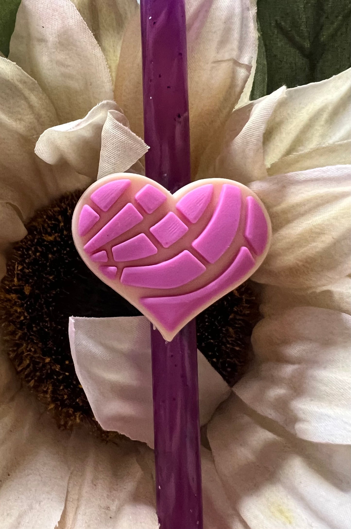 Conchita Heart Straw Toppers