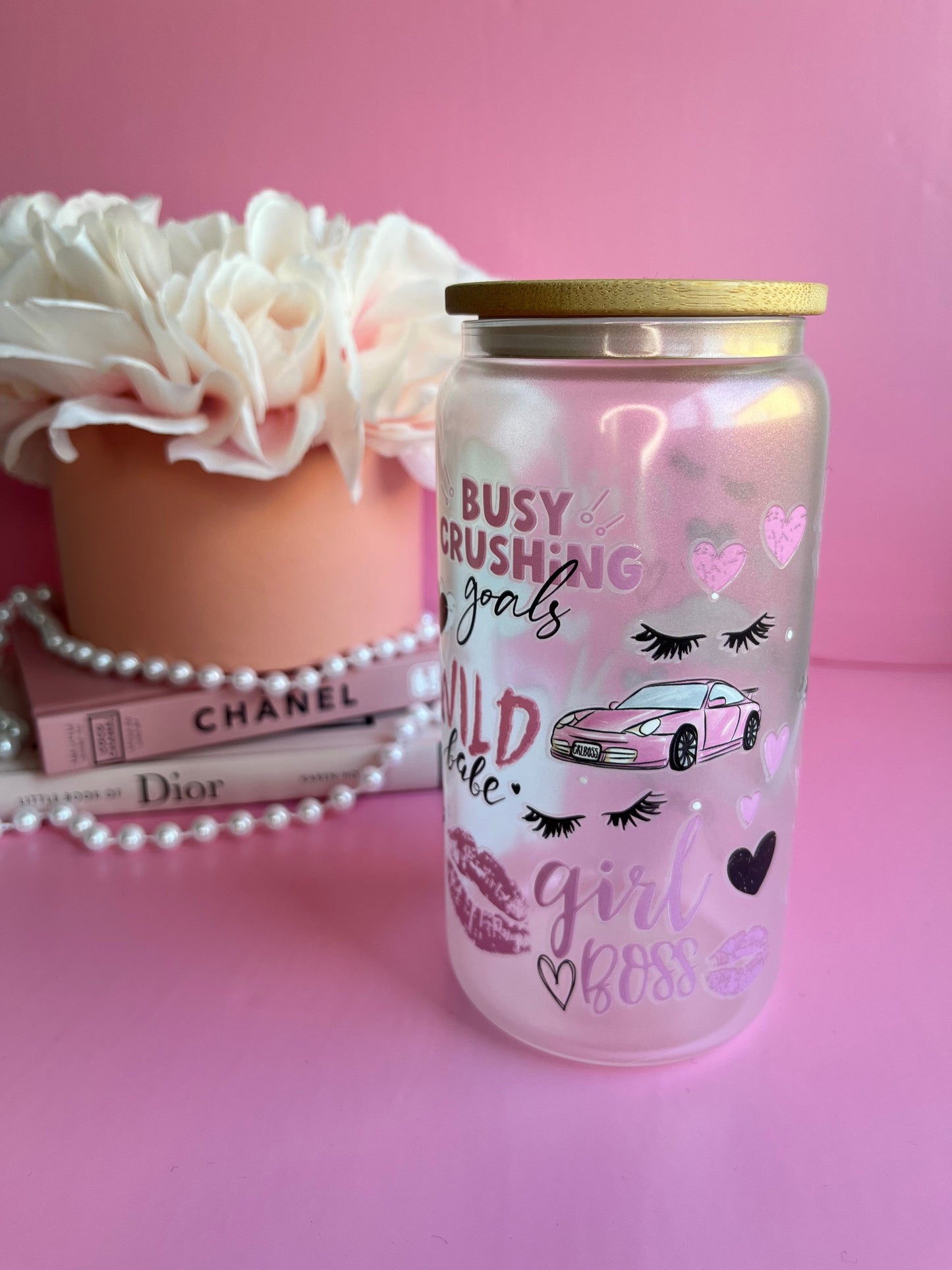 Girl Boss Glass Cup