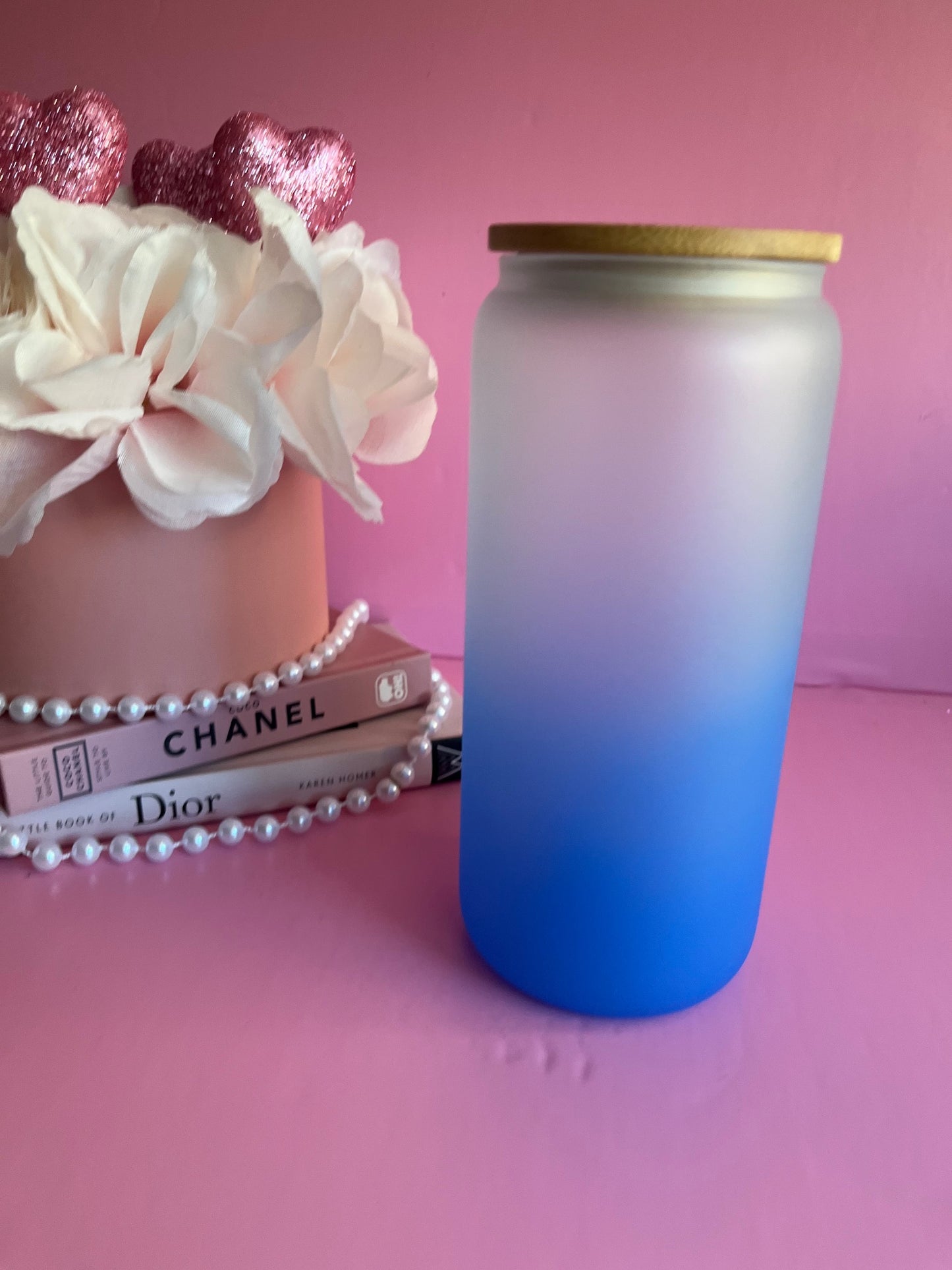 Custom Gradient Glass Cup