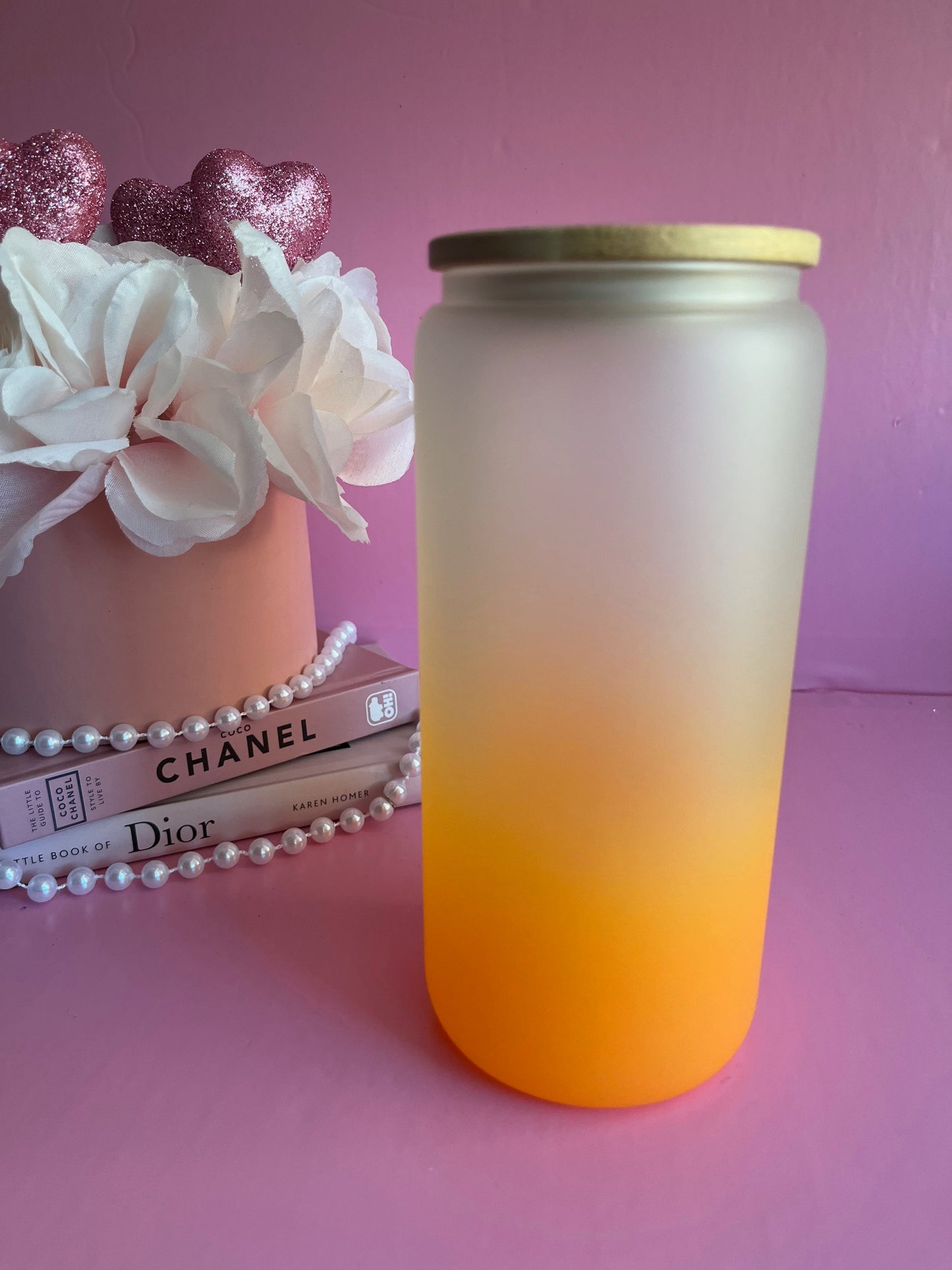 Custom Gradient Glass Cup