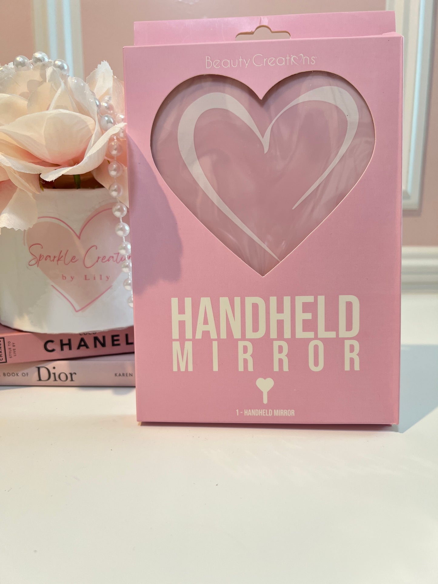 Heart Shaped Handheld Mirror