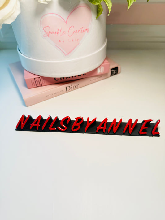 Custom Name Plate