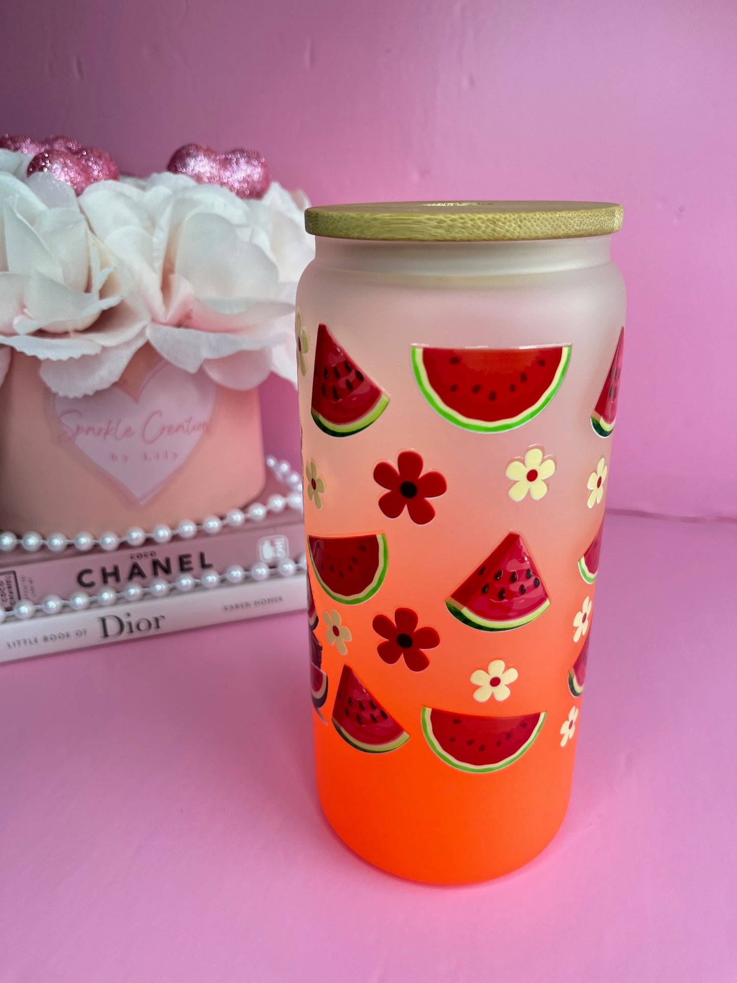 Watermelon Baby Glass Cup