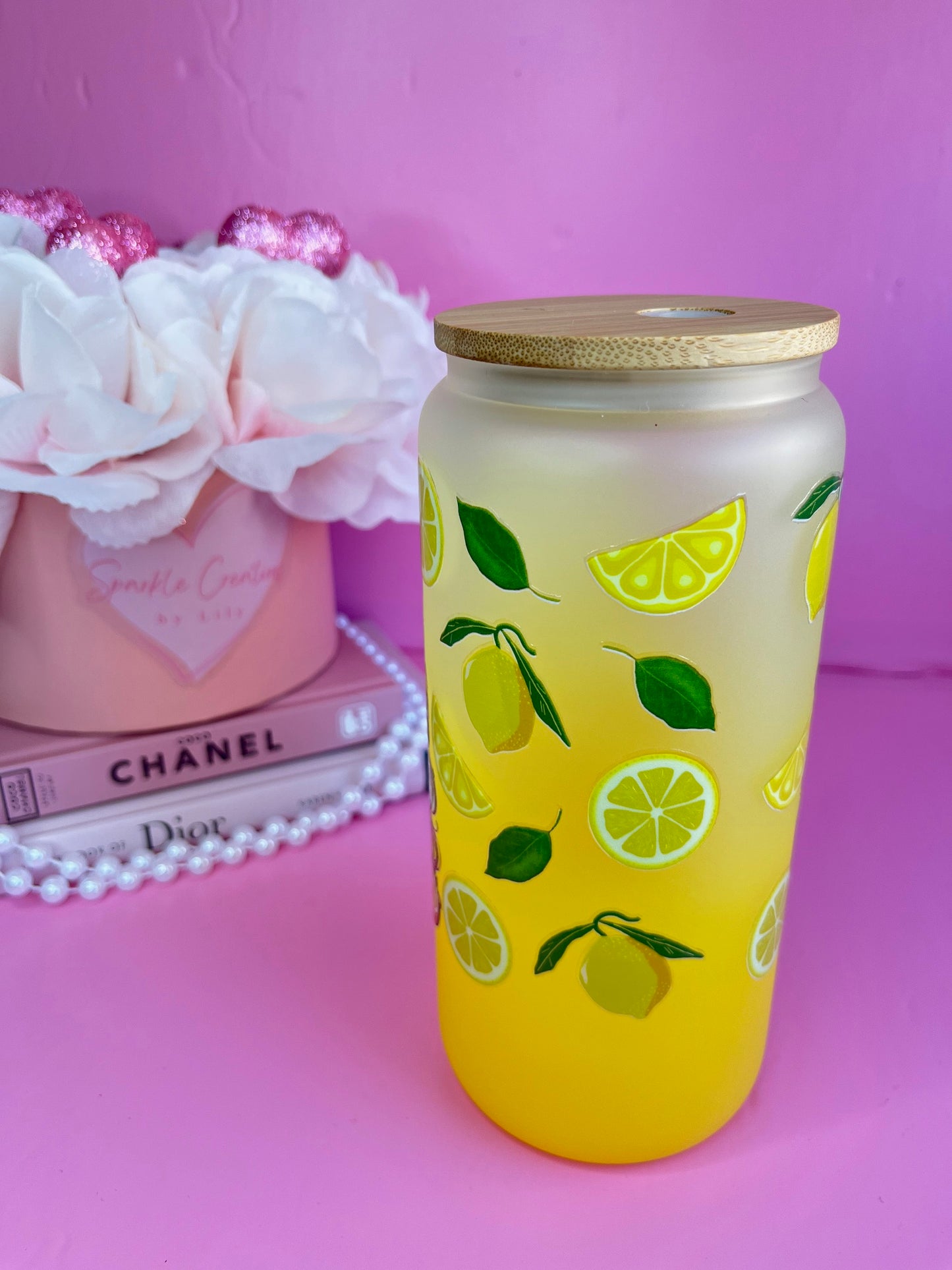 Lemon Baby Glass Cup