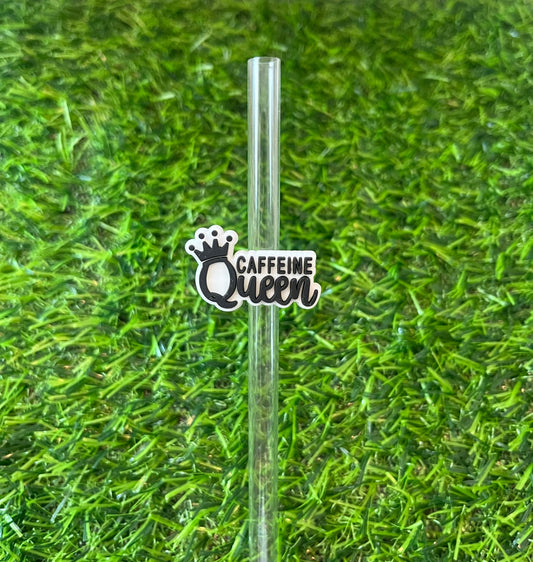 Caffeine Queen Straw Topper