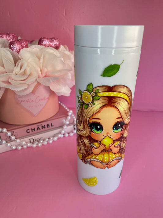 Skinny plastic tumbler